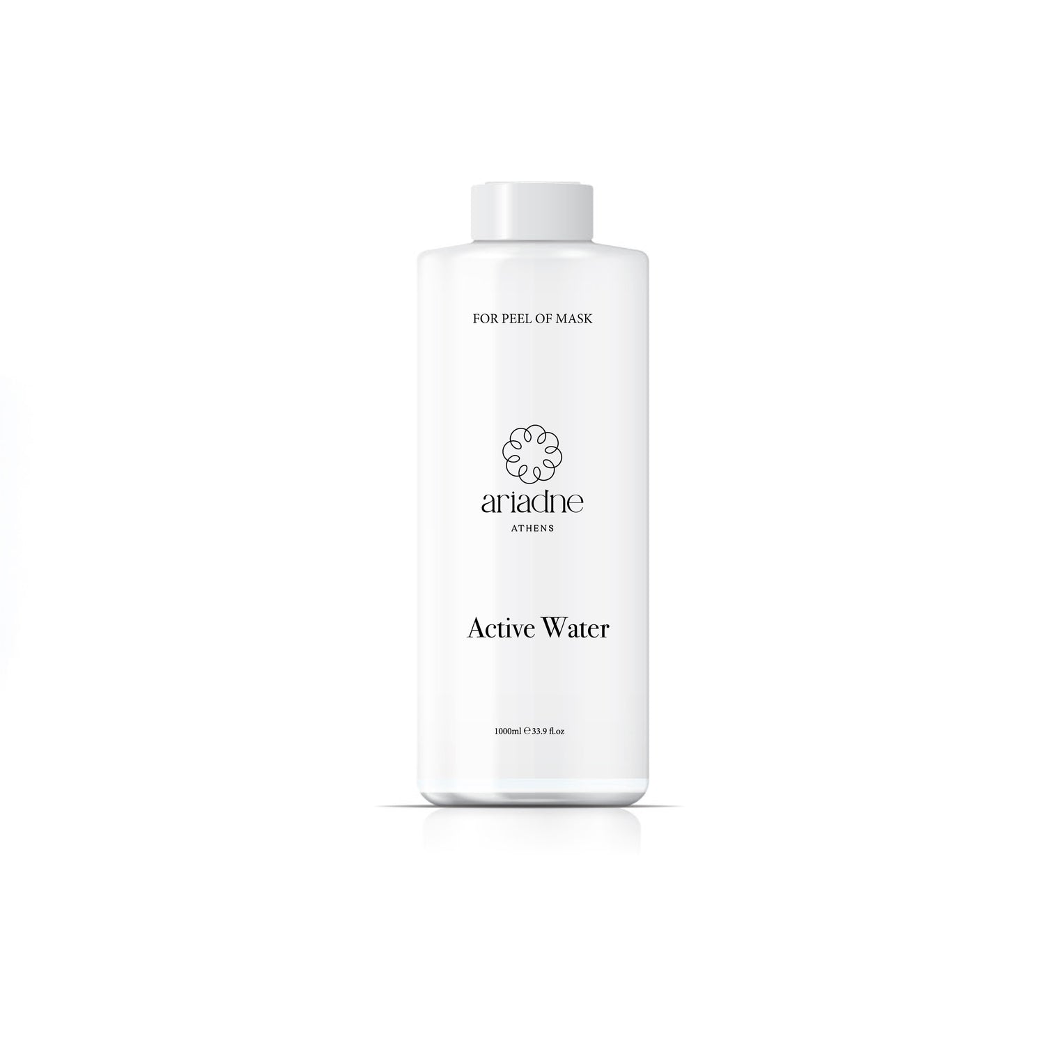 Active Water for Peel-off Masks bottle front side.