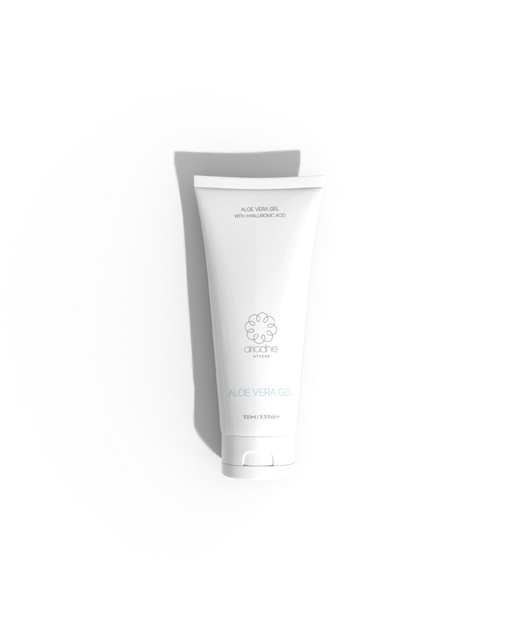 Aloe Gel with Hyaluronic Acid front side.