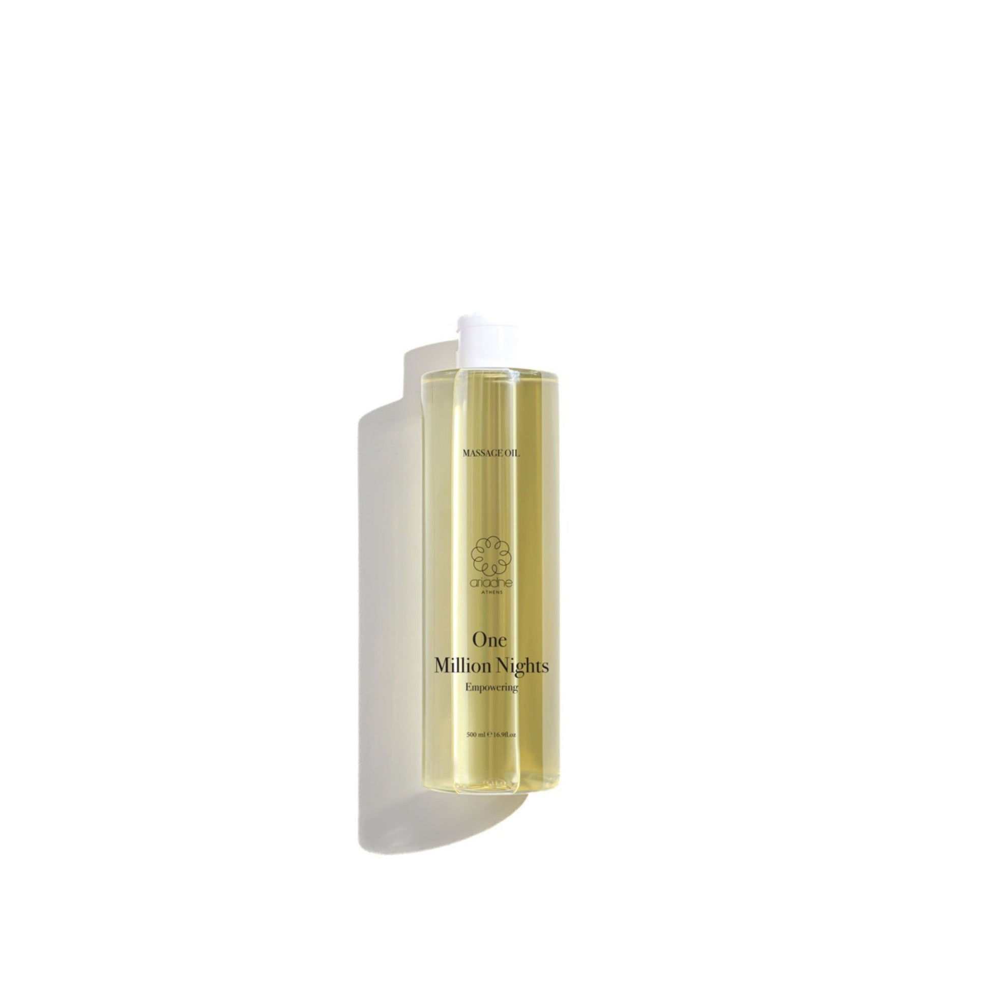 One Million Nights Empowering Body Oil bottle front side.