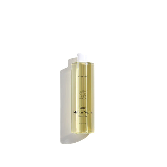 One Million Nights Empowering Body Oil bottle front side.