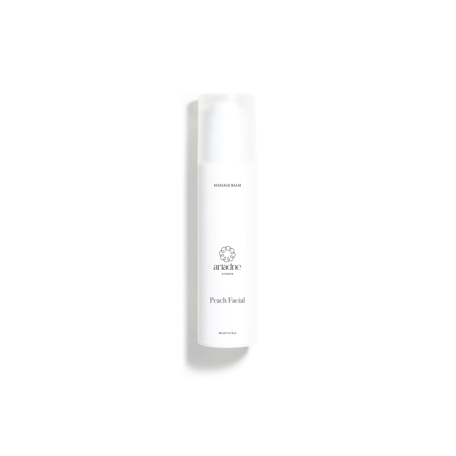 Peach Facial Massage Balm bottle front side.