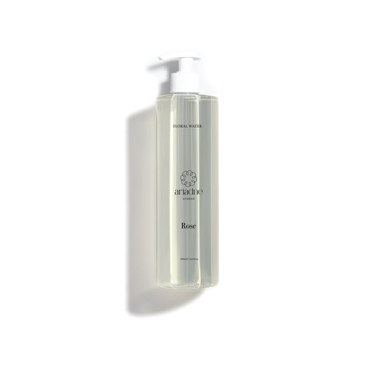 Rose Floral Water bottle front side.