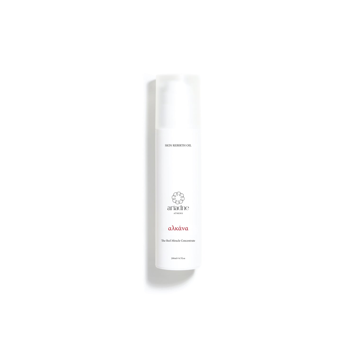 Skin Rebirth Face Oil bottle front side.